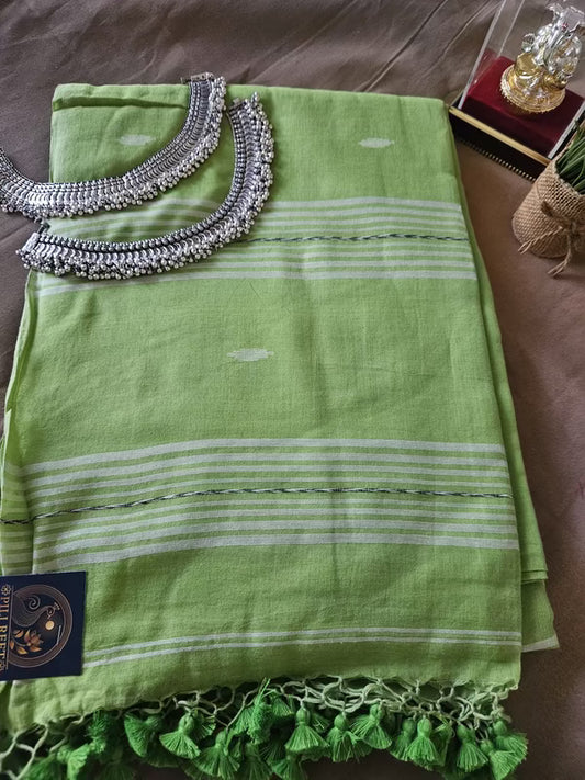 MulMul 140 Cotton Pure - Parrot Green