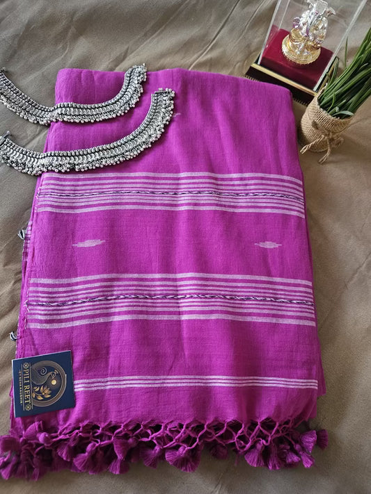 MulMul 140 Cotton Pure - Purple